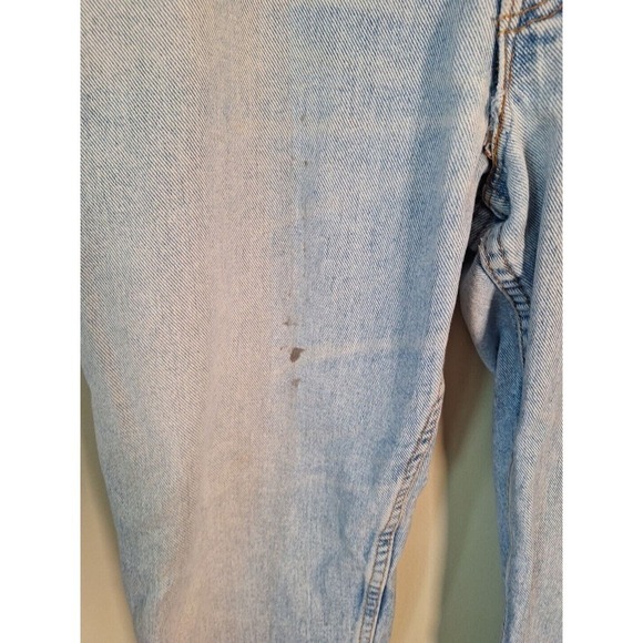 Vintage 80s/90s Levis 550 Relaxed Fit Light Wash Jeans Men Unisex Size 38X30 - Picture 5 of 11